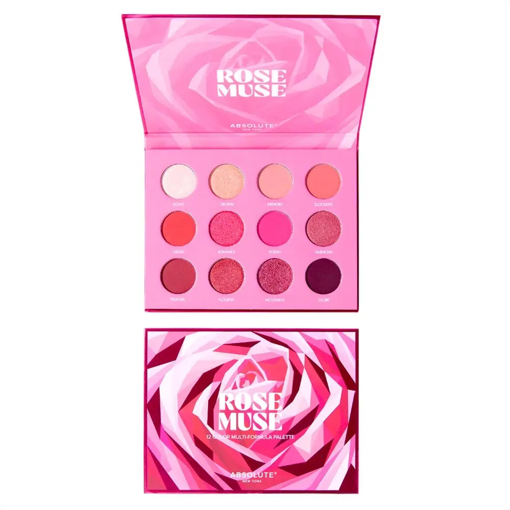 Absolute New York Eyeshadow Book Palette réf Rose Muse