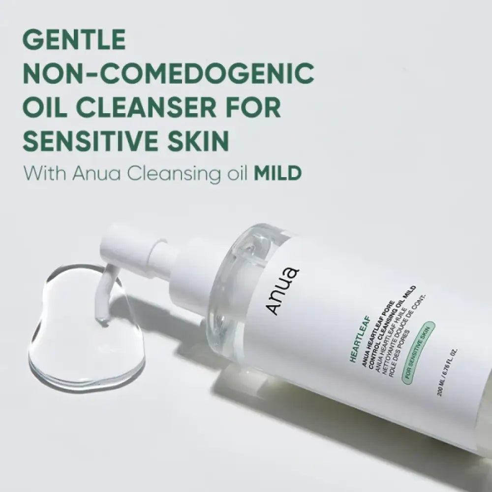 ANUA Heartleaf Pore Control Cleansing Oil MILD for Sensitive Skin 200ml
