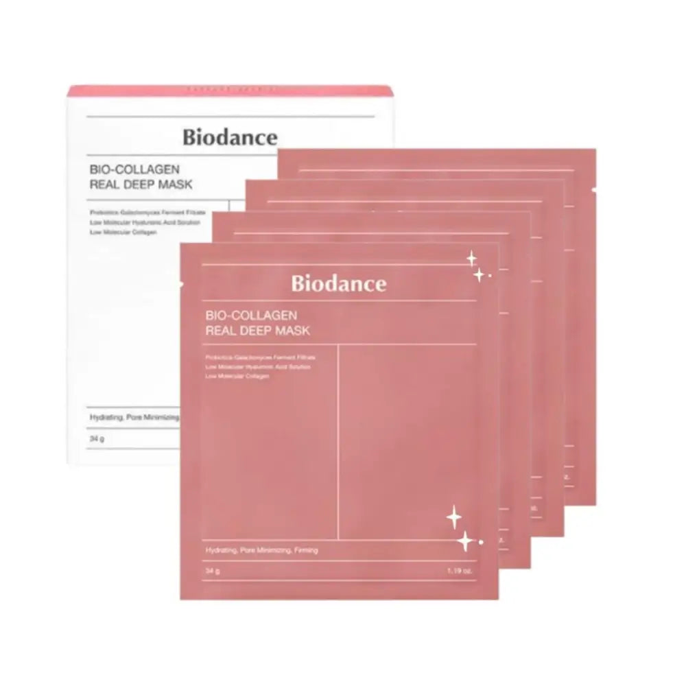 Biodance Bio Collagen Real Deep Mask Sheet (pack de 4) masques