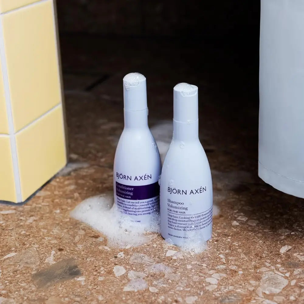 BJORN AXEN DUO Volumizing Shampoo + Conditioner Cheveux Fins 2x250ml