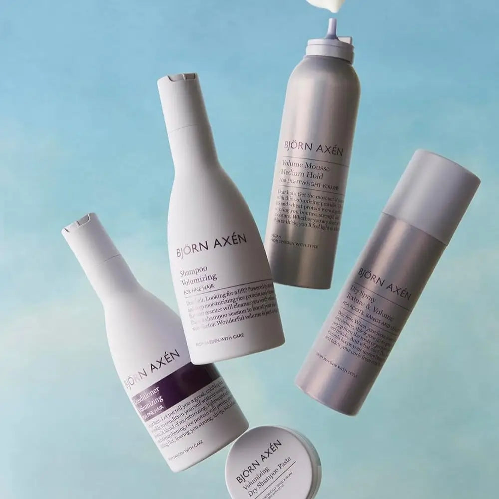 BJORN AXEN DUO Volumizing Shampoo + Conditioner Cheveux Fins 2x250ml