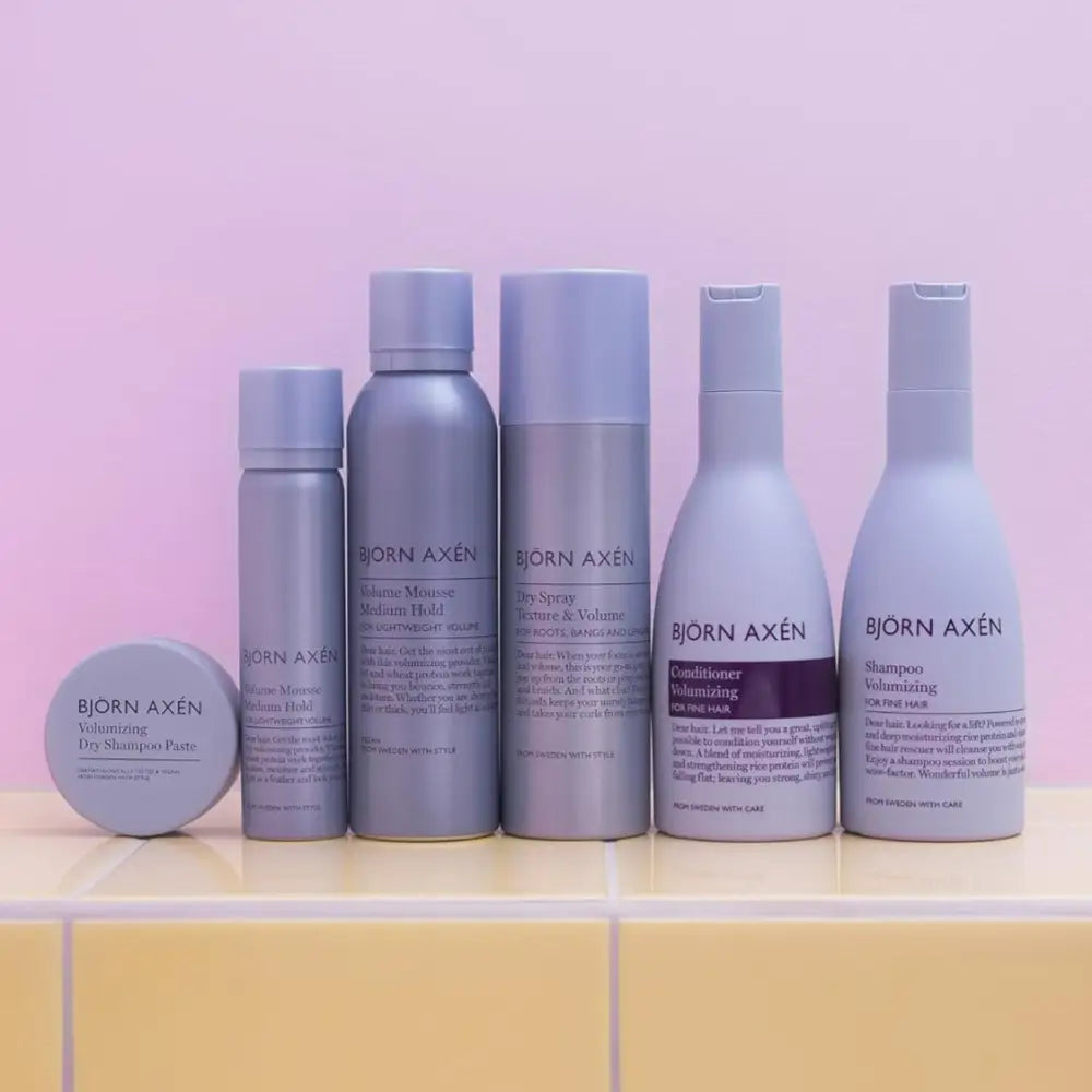 BJORN AXEN DUO Volumizing Shampoo + Conditioner Cheveux Fins 2x250ml