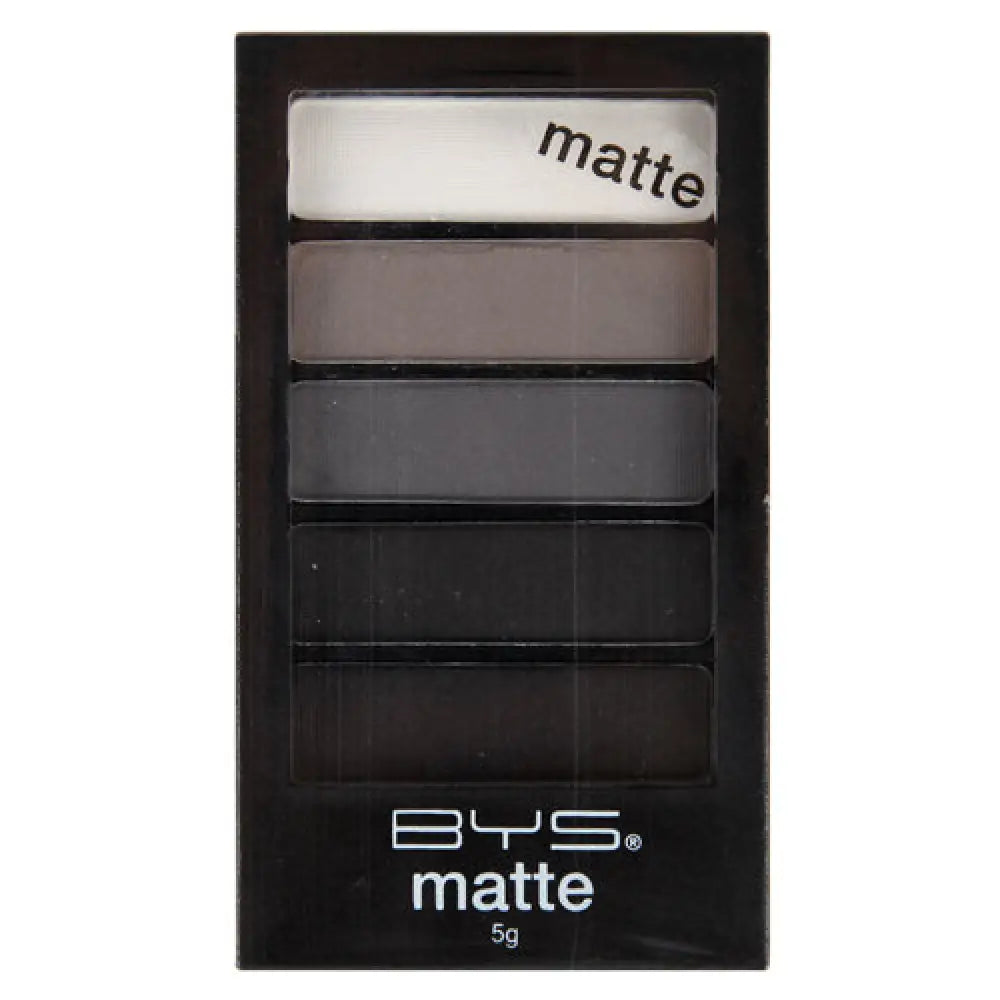 BYS Mini 5 Palette Eyeshadow Black Matte réf Deep Space palette