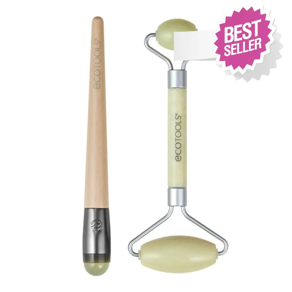 ECOTOOLS - Jade Facial Roller and Eye Roller Duo (2pcs)