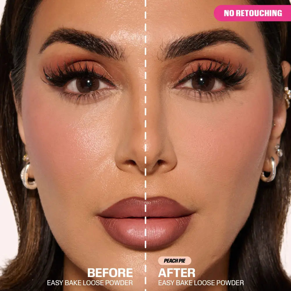 HUDA BEAUTY - MINI Loose Powder Baby Bake - réf Peach Pie