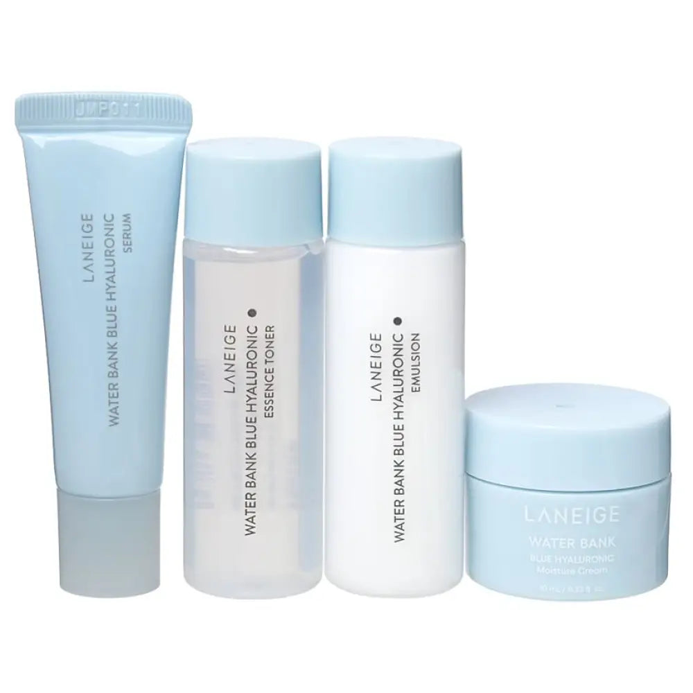 LANEIGE - Water Bank Blue Hyaluronic 4-Step Essential Kit For Normal To Dry Skin KIT