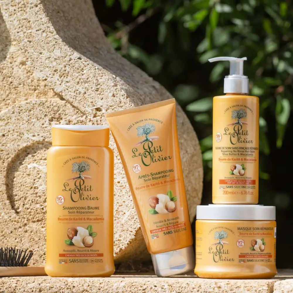LE PETIT OLIVIER - Duo Shampooing et Après Shampooing Beurre de Karité et Macadamia - 250ml crème pour le corps