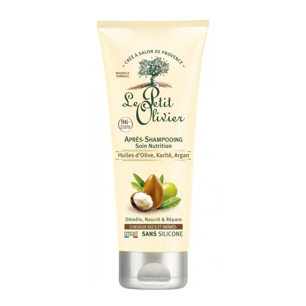 LE PETIT OLIVIER - Duo Shampooing et Après Shampooing Crème Nutrition Huile d’Olive Karité et Argan - 250ml