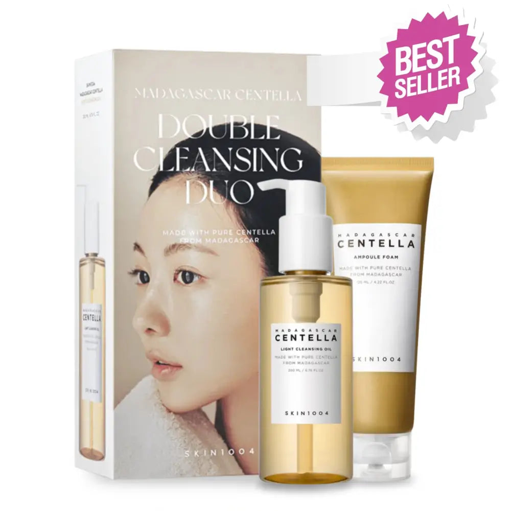 SKIN 1004 Madagascar Centella Double Cleansing Pack Cleansing Oil + Ampoule Foam (2pcs Full Size)