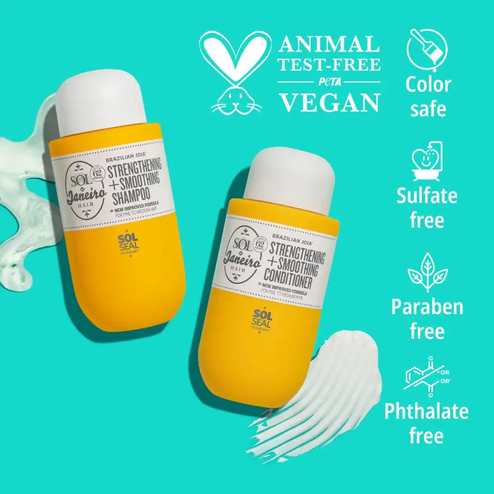 SOL DE JANEIRO - DUO Brazilian Joia™ Strengthening Smoothing Shampoo + Conditioner - 2x295ml crème pour le corps