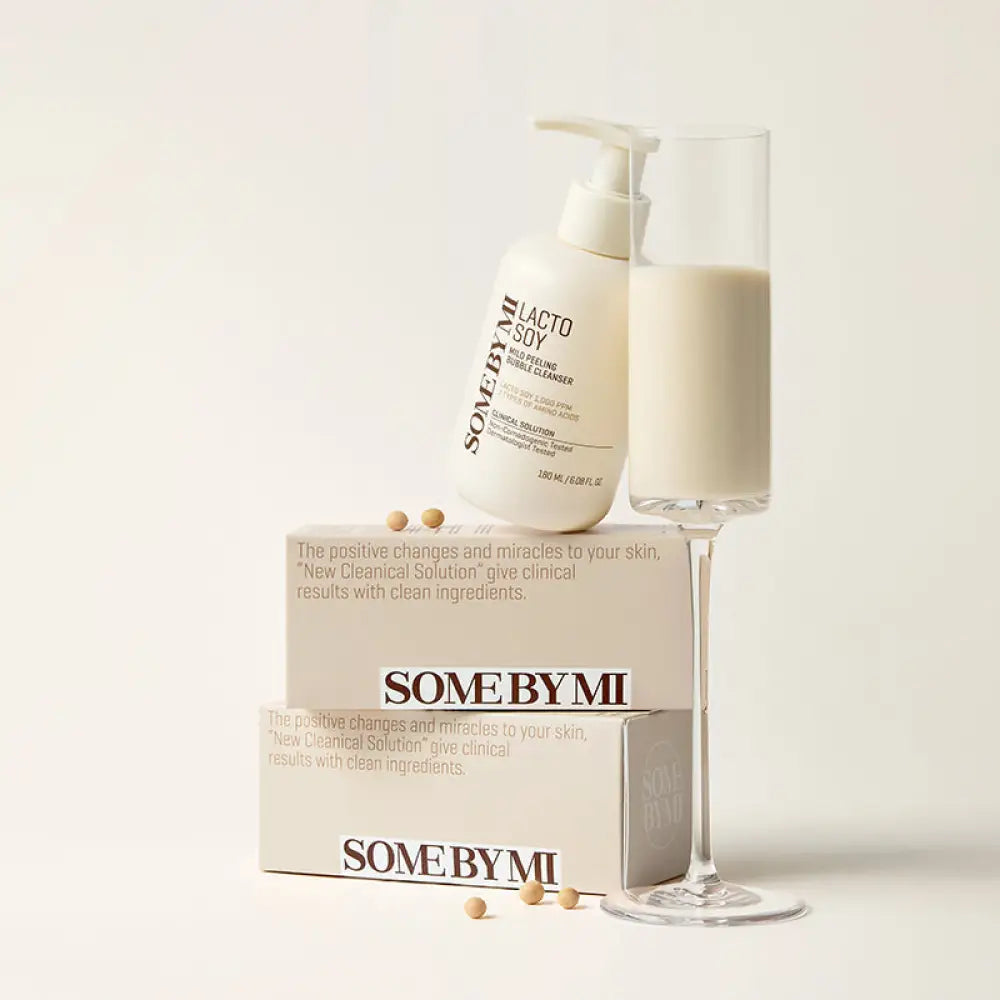 SOME BY MI - Duo Double Cleansing Lactosoy Peeling Cleanser + Lactosoy Sebum & Blackhead Cleansing Oil (2pcs)