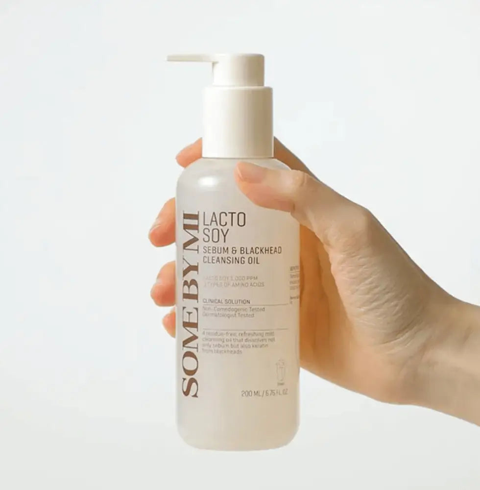 SOME BY MI - Duo Double Cleansing Lactosoy Peeling Cleanser + Lactosoy Sebum & Blackhead Cleansing Oil (2pcs)