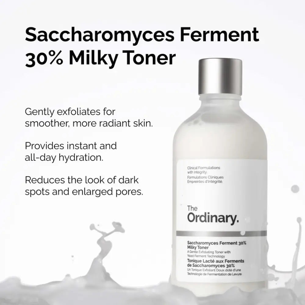 THE ORDINARY Saccharomyces Ferment 30% Milky Toner 100ml masques
