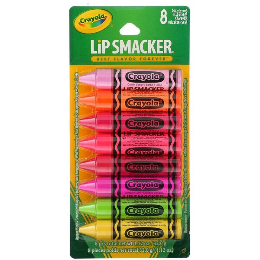 smacker-baume-a-levres-crayola-pack-fete-8-pieces