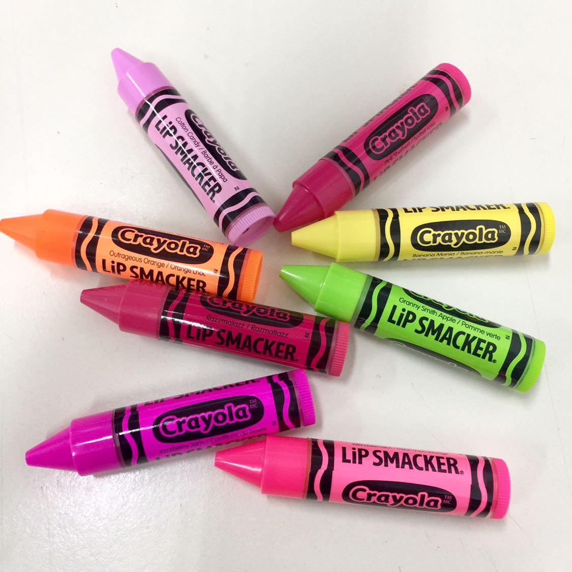 smacker-baume-a-levres-crayola-pack-fete-8-pieces