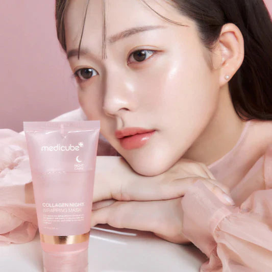Le soin de nuit « Collagen Night Wrapping Mask » de Medicube