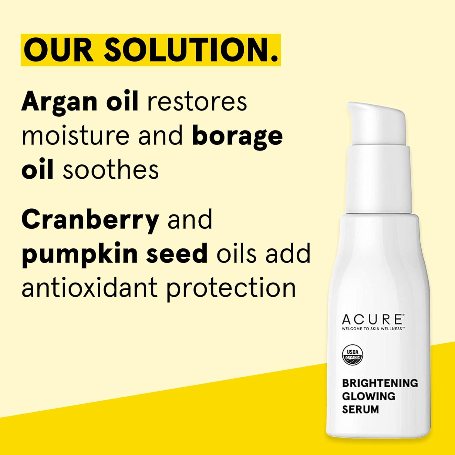 ACURE - Sérum éclaircissant et éclatant pour le visage - 30ml – Zwine Store