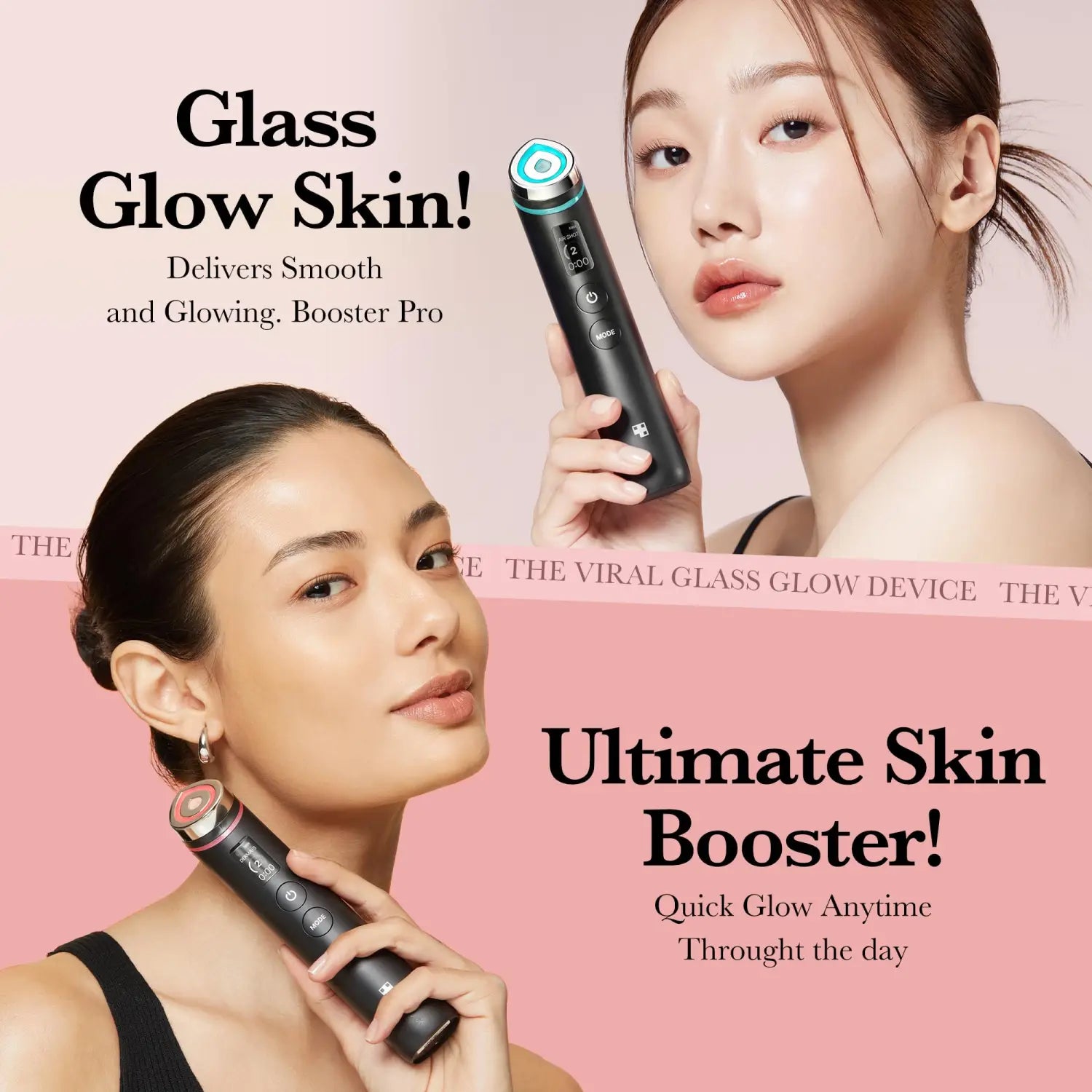 Amazon.com: Medicube Age-R Booster Pro | 6-in-1 Real Glass Glow Device | Looking Glass Skin with Enhanced Absorption, Radiance, Elasticity,Pore Care | LED Anti-Wrinkle Device | Korean Skin Care : Beauty &