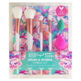 BYS - Brush & Sponge - 6 Piece Brush Kit