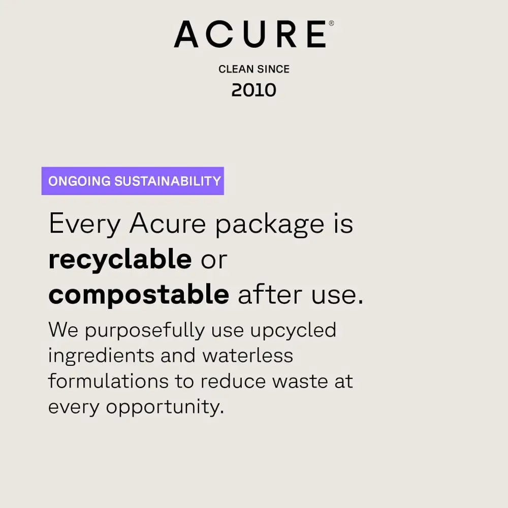 ACURE Facial Scrub Gommage visage illuminateur 118 ml