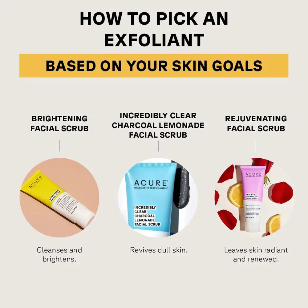 ACURE Facial Scrub Gommage visage illuminateur 118 ml