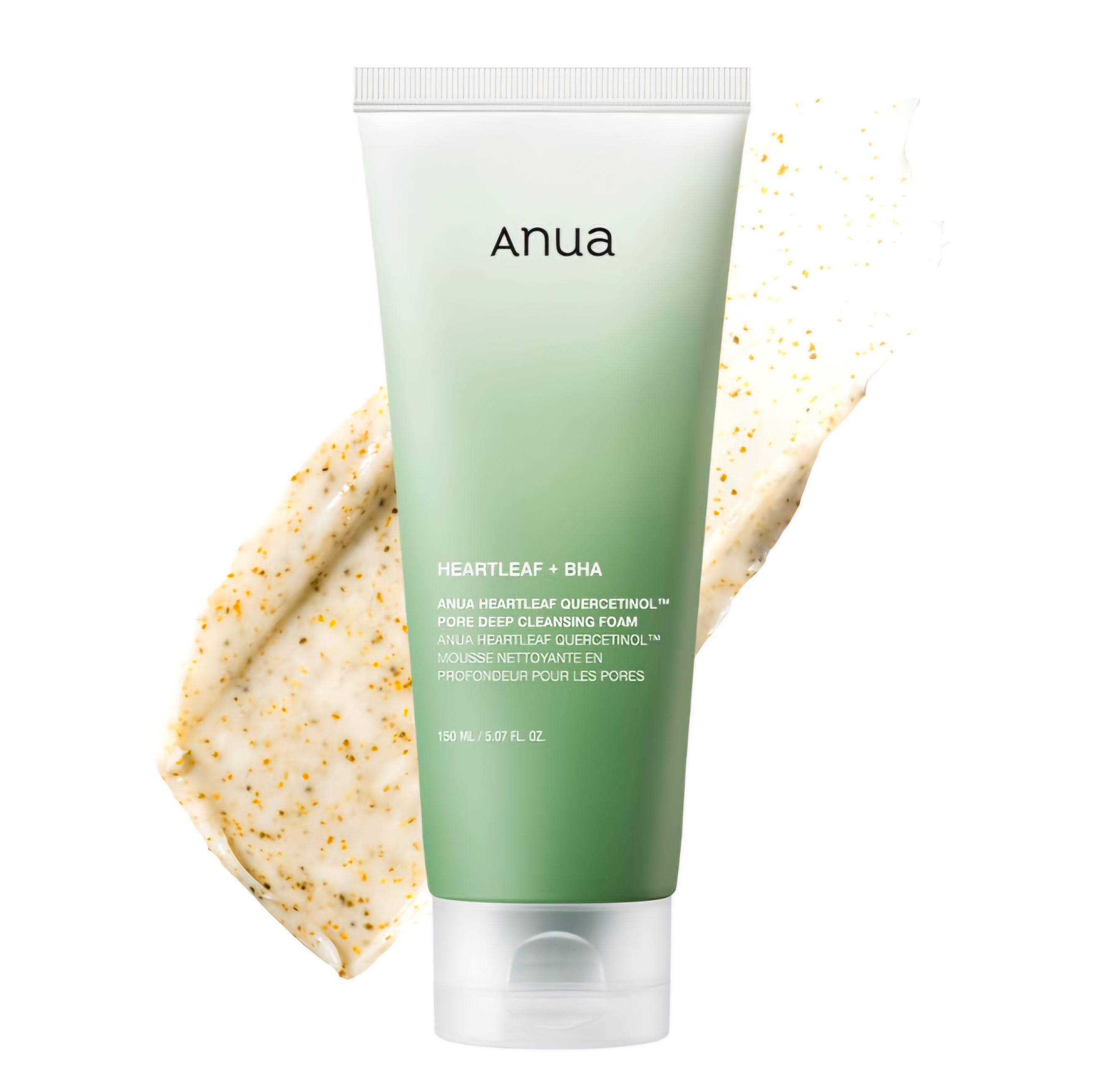 ANUA - DUO Double Cleansing Heartleaf Pore Control Cleansing Oil + Quercetinol Pore Deep Cleansing Foam - 2x150ml