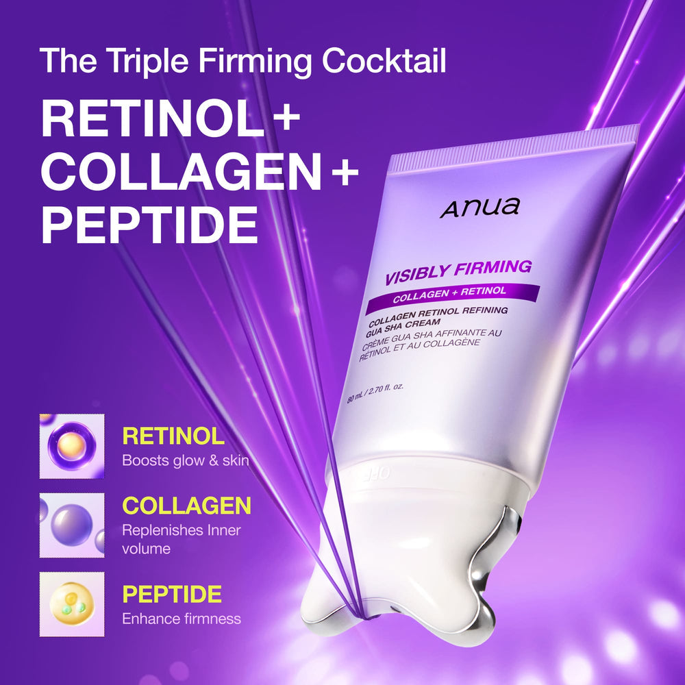 ANUA - Visibly Firming Collagen Retinol Gua Sha Cream – 80ml