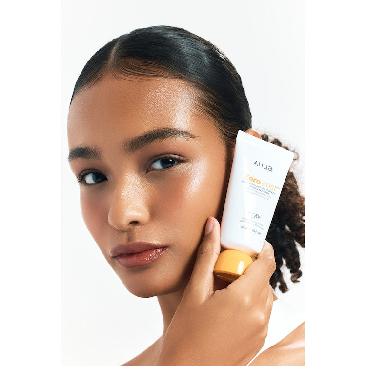 ANUA - Zero-Cast Moisturizing Finish Sunscreen - Crème solaire hydratante SPF50 - 50ml