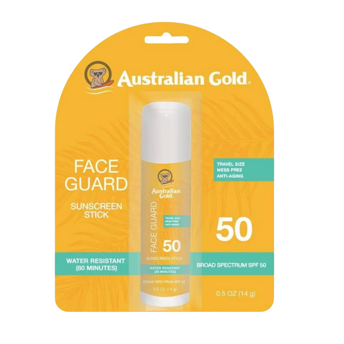 AUSTRALIAN GOLD - Ecran Face Guard SPF50 Stick - 14g