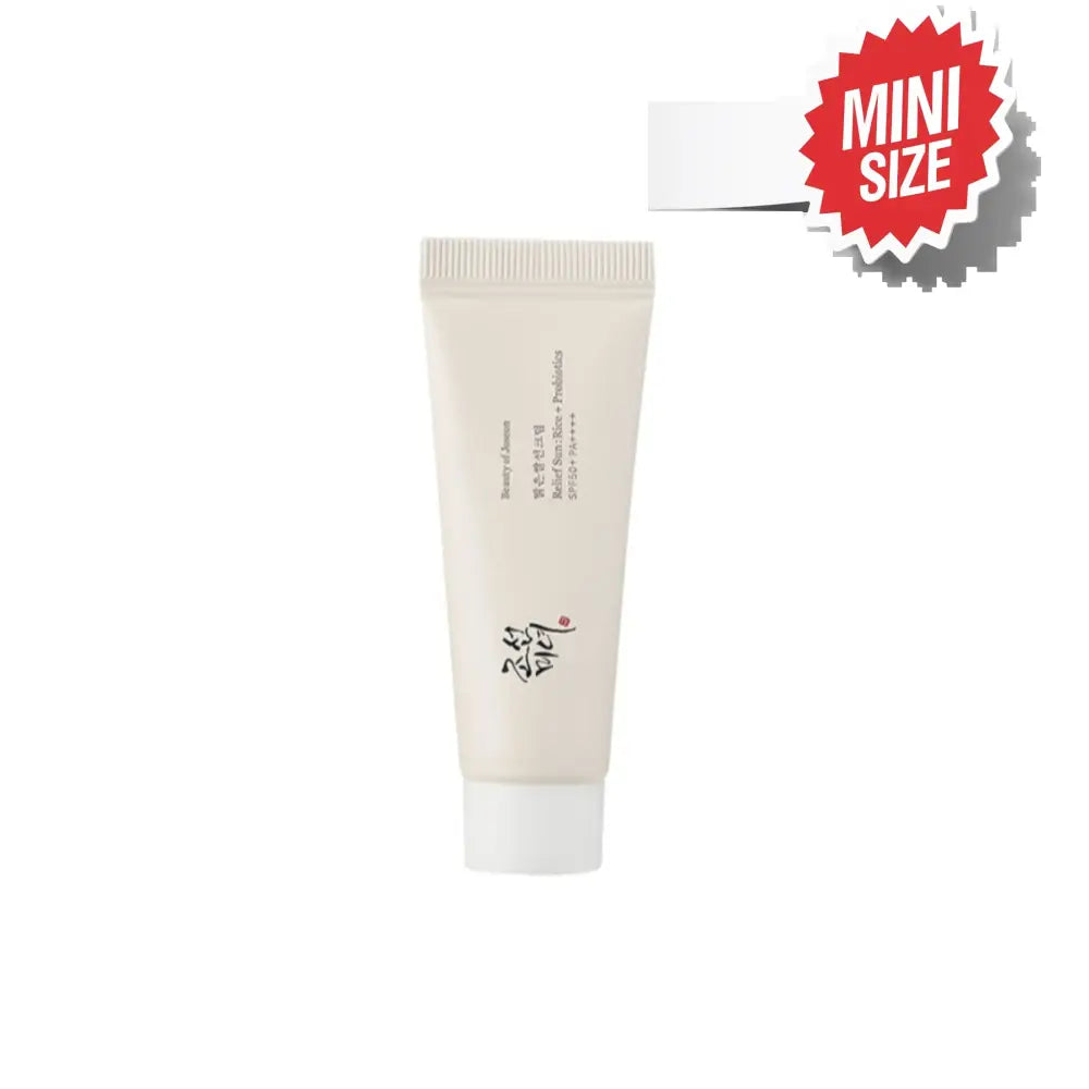 BEAUTY OF JOSEON MINI Crème Solaire: Riz + Probiotique SPF50+ PA++++ 10ml