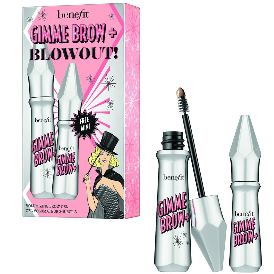 Benefit Cosmetics -Gimme Brow + Blowout Volumising Brow Gel Duo Set -Ref 3