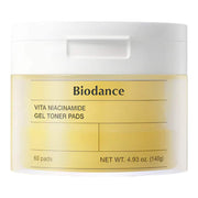 BIODANCE - Vita Niacinamide Gel Toner Pads - Masque illuminateur et unifiant- 60 pads