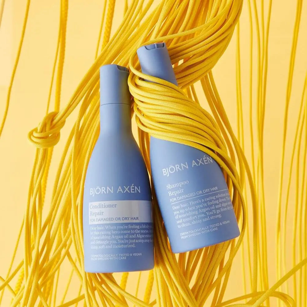 BJORN AXEN DUO Repair Shampooing + Conditioner cheveux secs et abîmés grâce 2x250ml