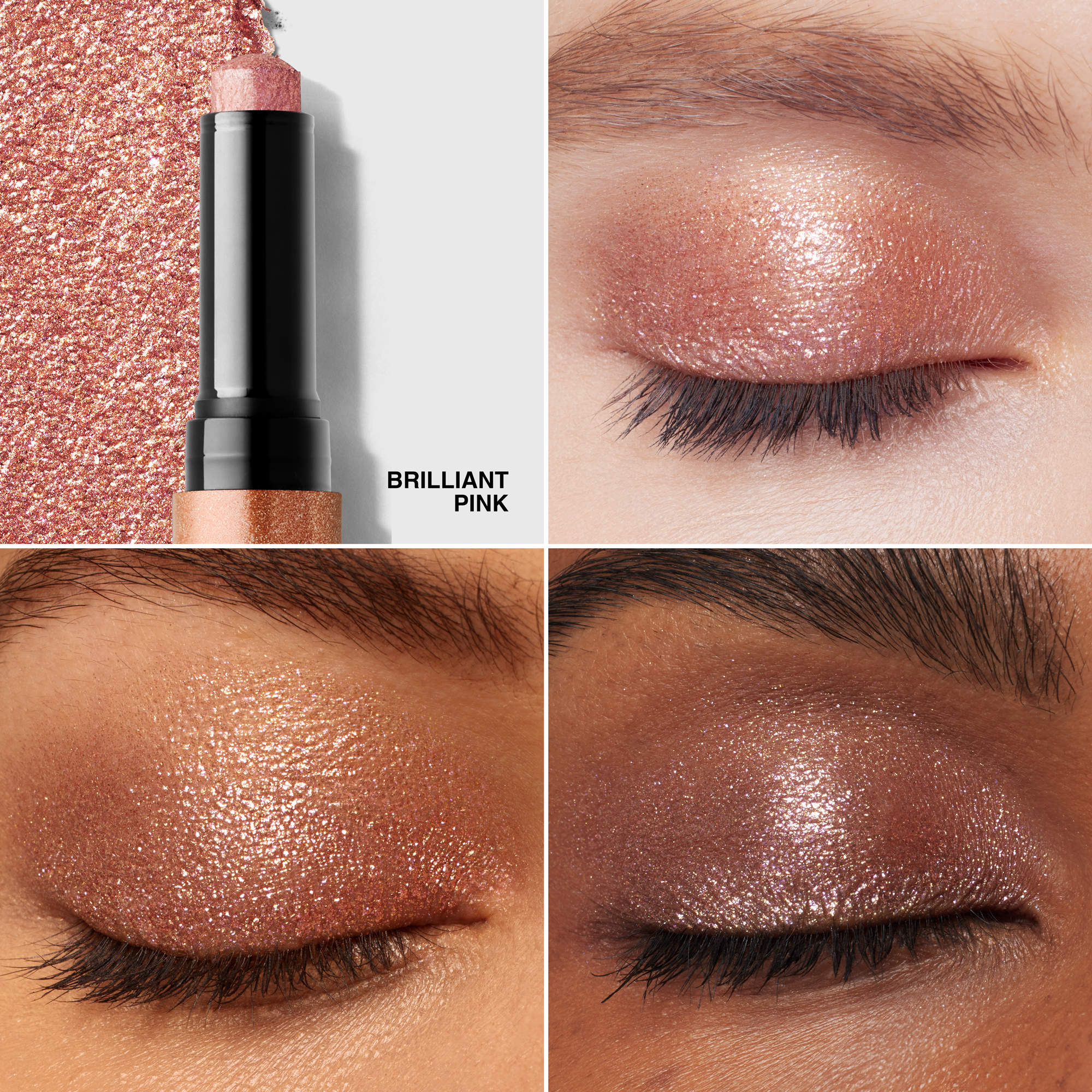 BOBBI BROWN- Crystal Eyes Shimmer Eyeshadow Stick- Brilliant pink
