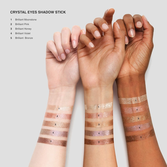 BOBBI BROWN- Crystal Eyes Shimmer Eyeshadow Stick- Brilliant pink