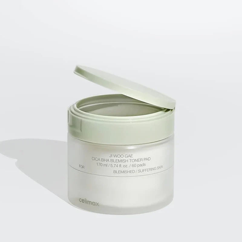CELIMAX - Ji Woo Gae Cica BHA Blemish Toner Pad - 60 pads