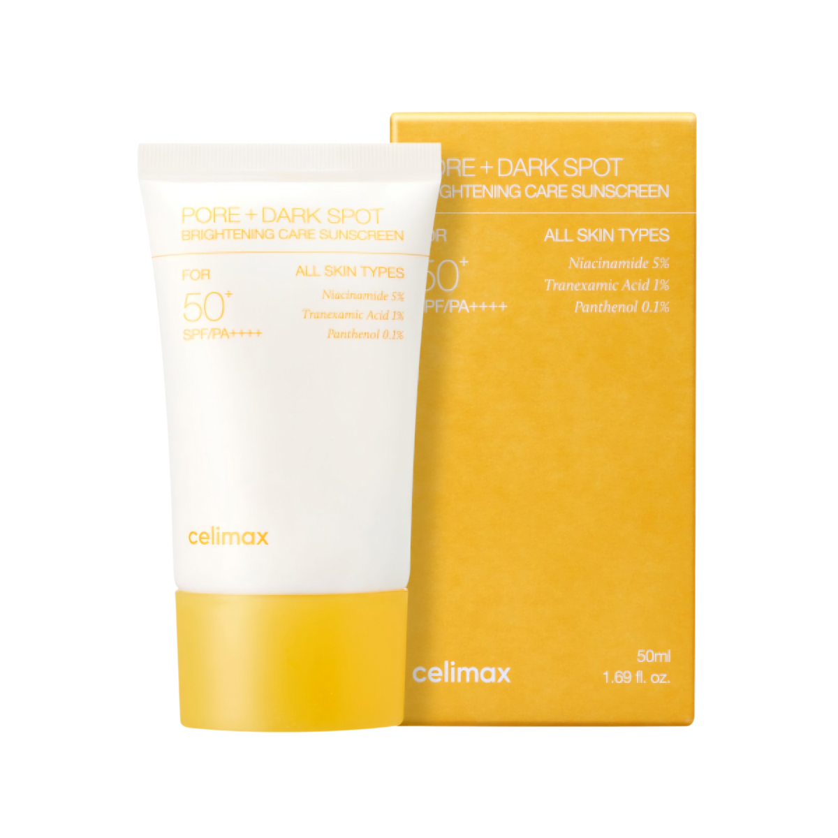 CELIMAX - Pore+Dark Spot Brightening Sunscreen SPF50 +- 30ml