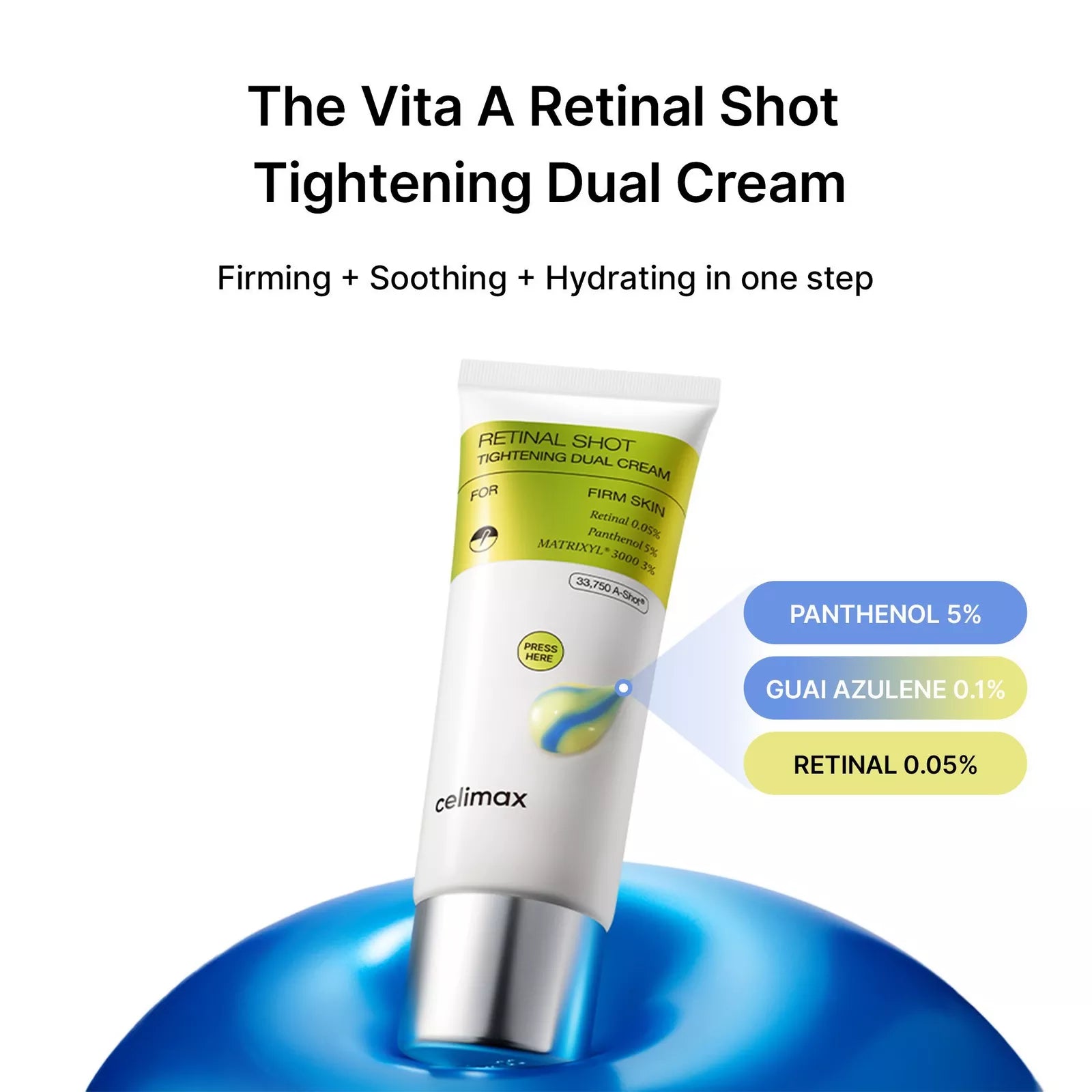CELIMAX - The Vita-A Retinal Shot Tightening Dual Cream - 50ml