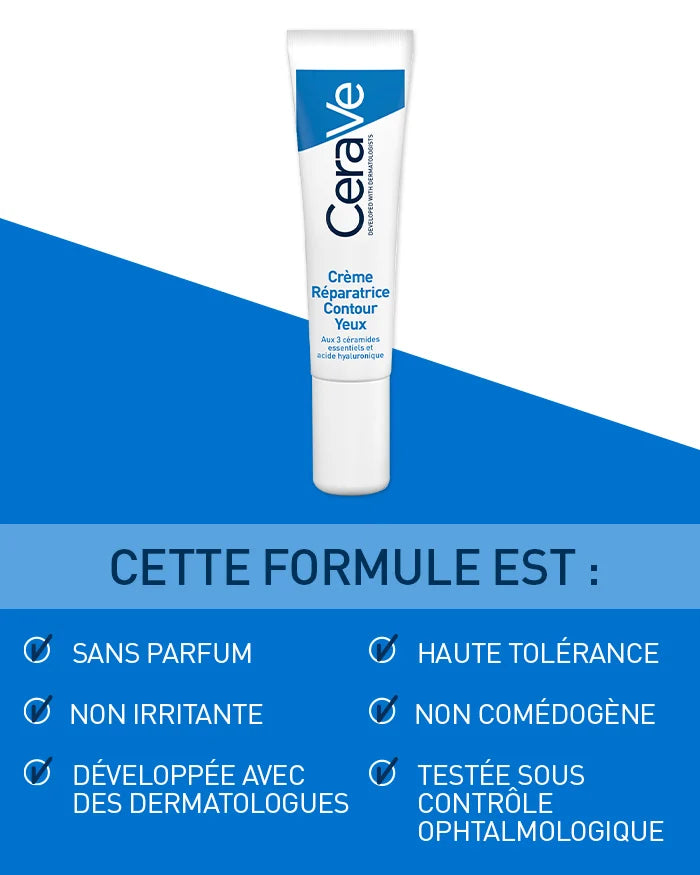 CeraVe - Crème Réparatrice Contour Yeux - 14ml