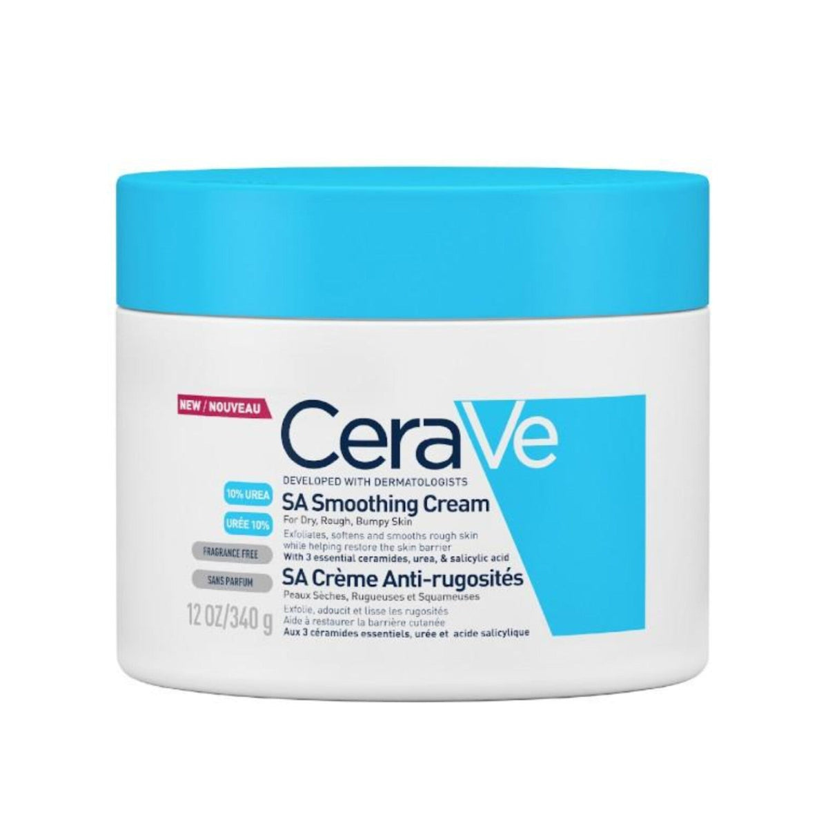 CeraVe - SA Crème Anti-rugosités - 340 ml