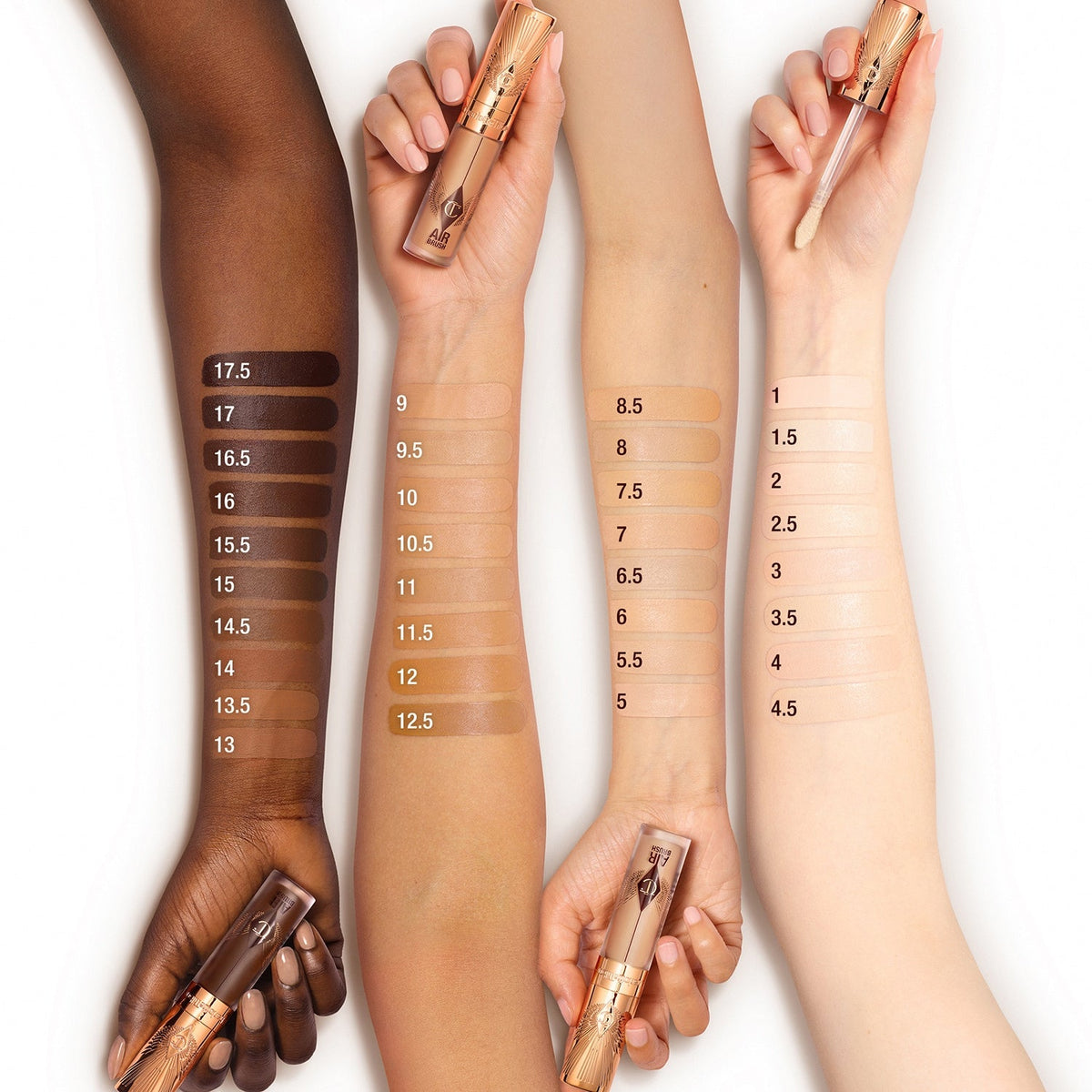 CHARLOTTE TILBURY -Airbrush Flawless Blur Concealer – Correcteur hydratant longue durée- Réf 2,5 Fair