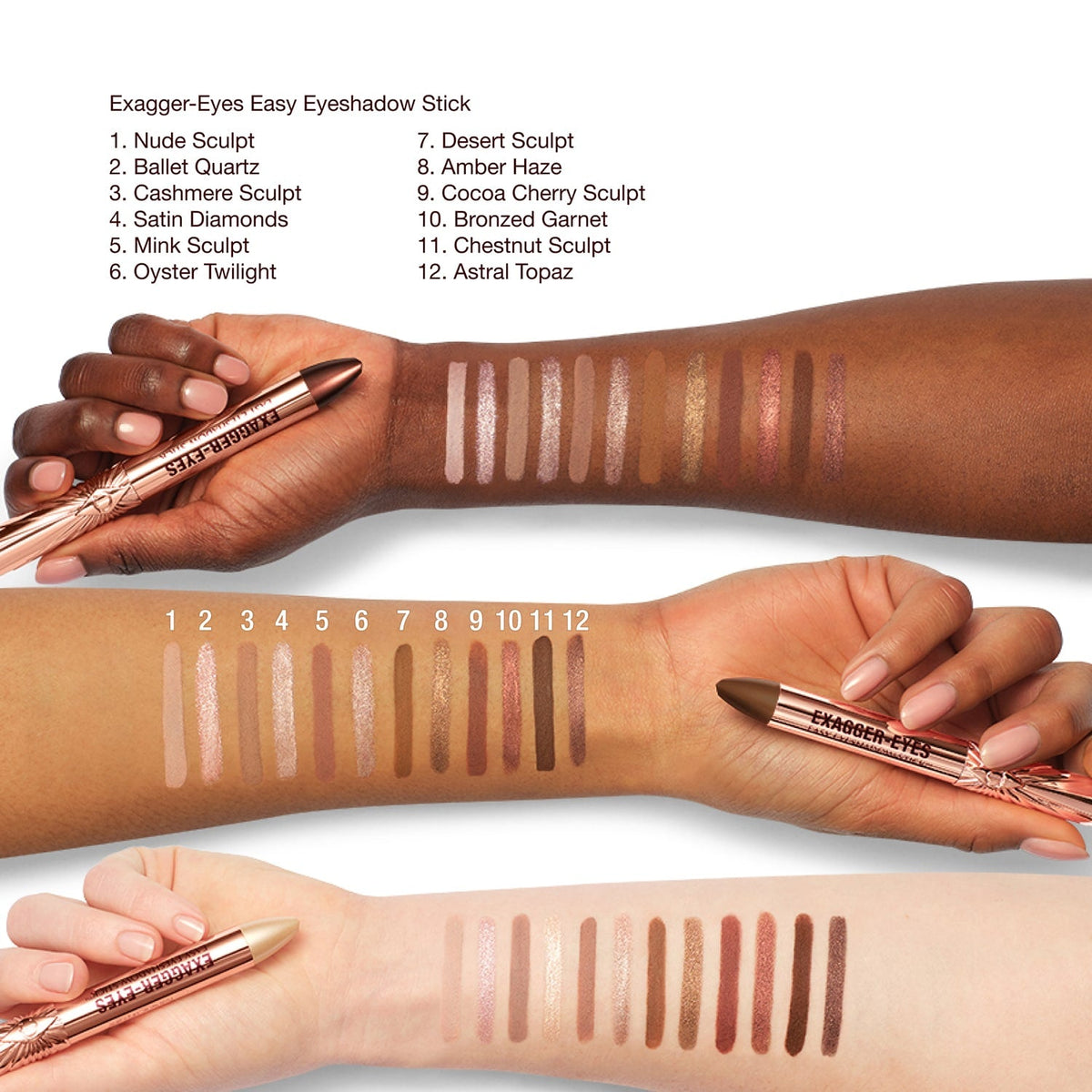 CHARLOTTE TILBURY -Exagger-Eyes Easy Eyeshadow Stick- Desert Sculpt (1,6 g)