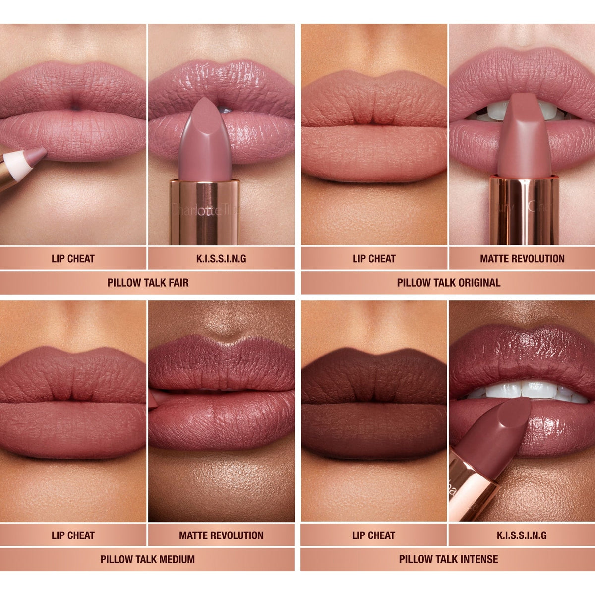 CHARLOTTE TILBURY - Mini Pillow Talk Lip Kit - pillow talk Fair