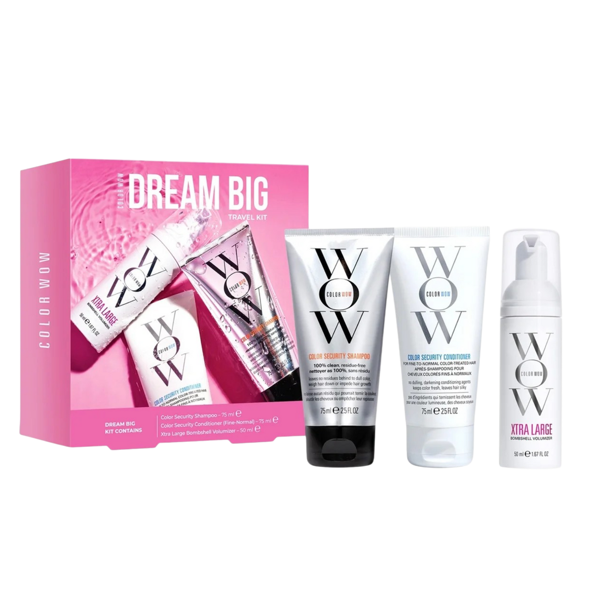 COLOR WOW - Dream Big Travel Kit ( 3pcs )