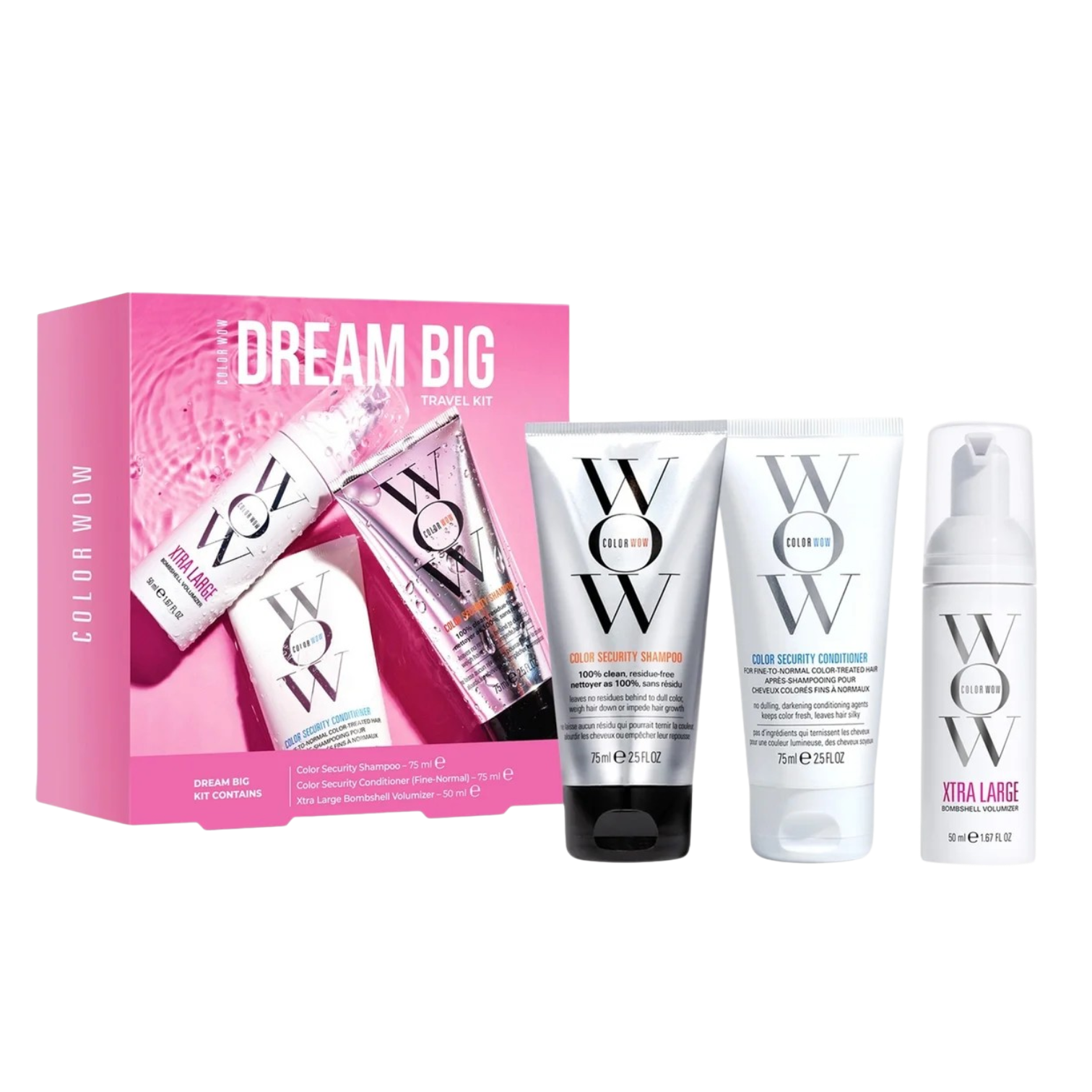 COLOR WOW - Dream Big Travel Kit ( 3pcs )