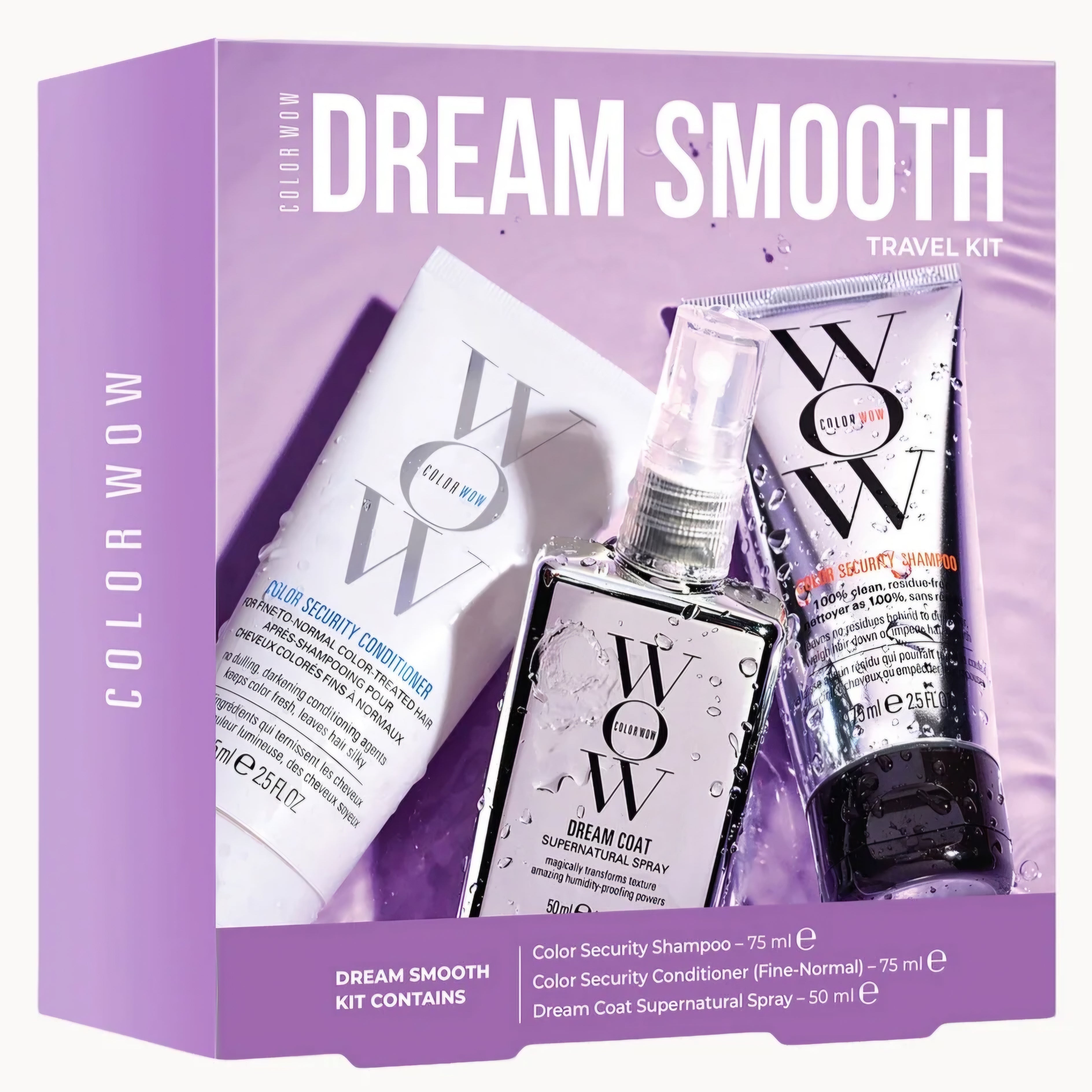 COLOR WOW - Dream Smooth Travel Kit ( 3pcs)