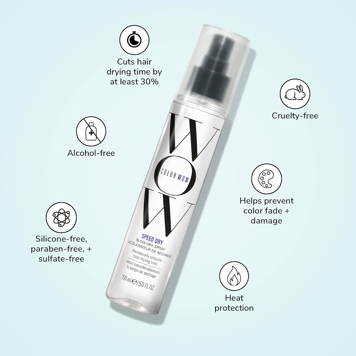 COLOR WOW - Speed Dry Blow Dry Spray - 150ml