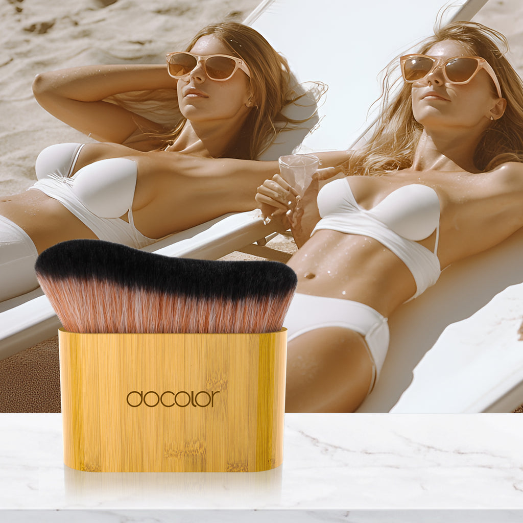 DOCOLOR - Bamboo Handle Body Makeup Brush