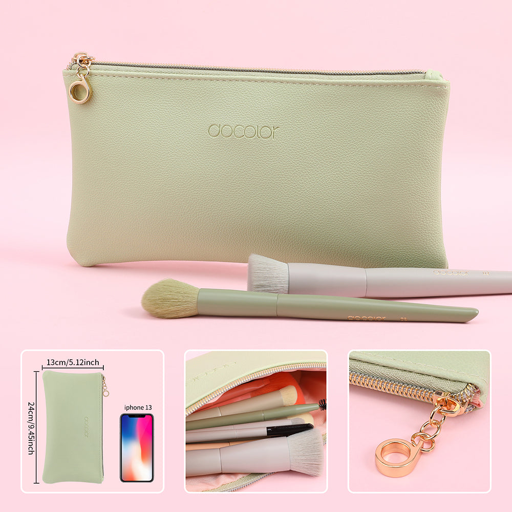 DOCOLOR - Set Pro Brush + Blender + Trousse (17pièces)