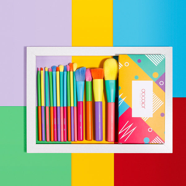 DOCOLOR - Set Pro Brush Colored (15pièces)